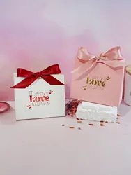 Valentine's Day candy box, , candy box, party holiday gift box, ribbon, engagement wedding gift box