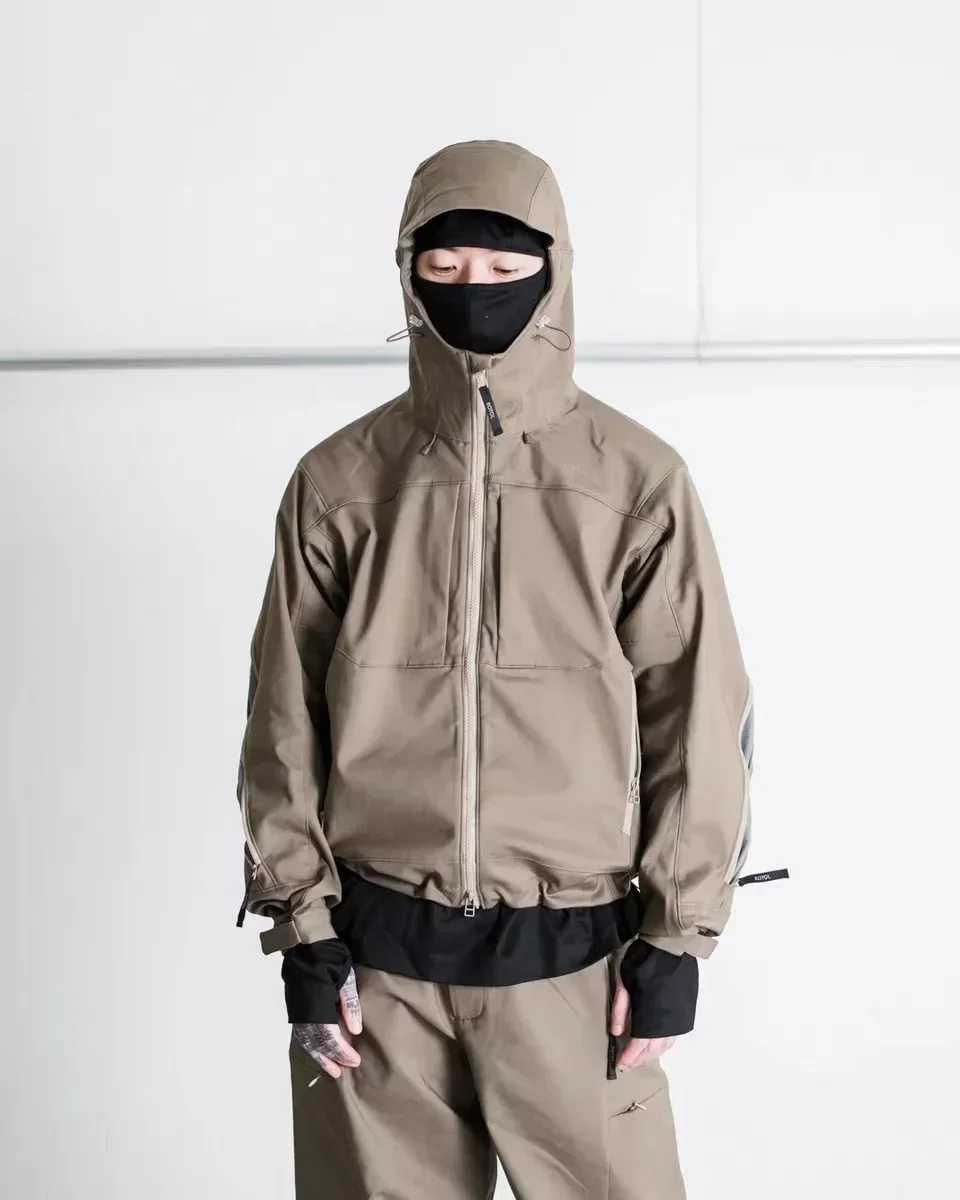 24SS Rotol Ventilation Wind Jacket Full Zipper Functional Nylon Assault Hooded Coat New Arrival