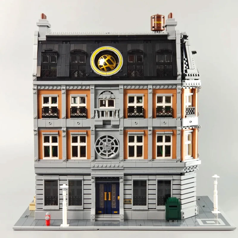 6564 Uds. Película Strange's Sanctum Sanctorum bloques de construcción modelo de arquitectura con Idea LED juguetes de ensamblaje para niños adultos regalo