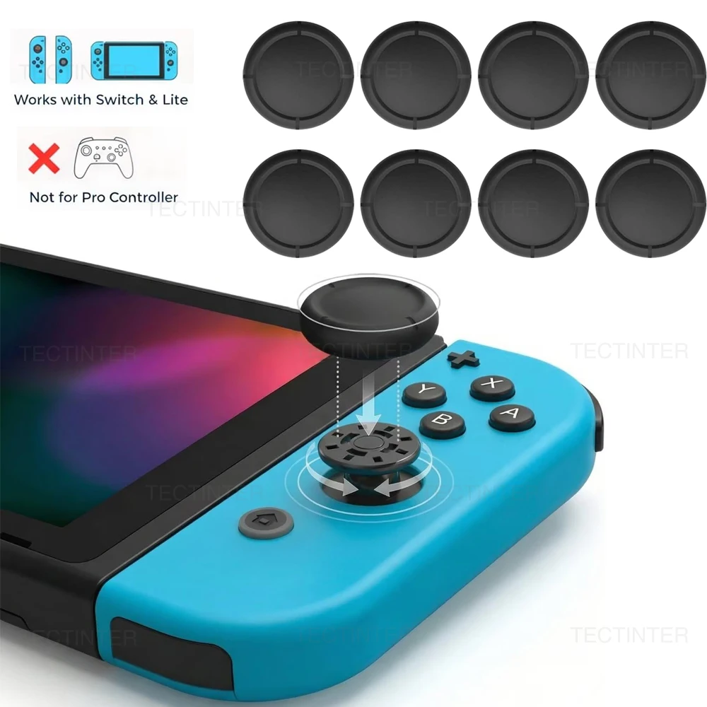 2/4 Peças de Substituição de Joysticks para Switch OLED Lite, Capas de Reparo para Thumbsticks Analógicos 3D, Acessórios para Controle