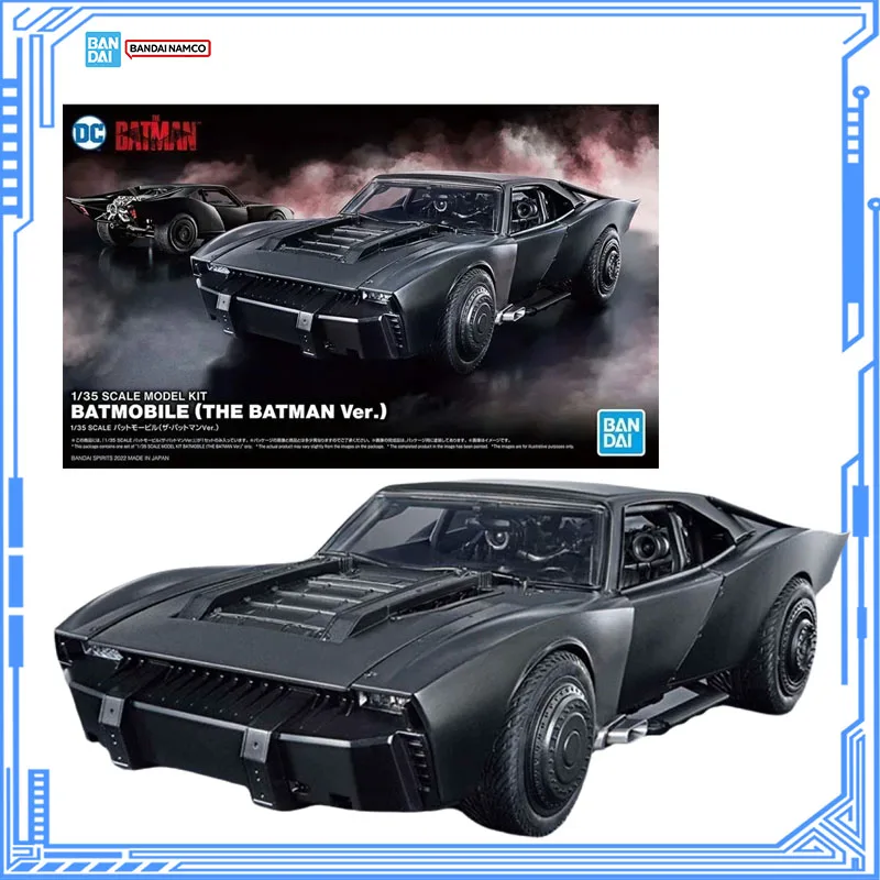 

Bandai натуральная модель Бэтмена комплект Бэтмобиль Бэтмен Ver аниме фигурка коллекция сборная модель игрушки для мальчиков рождественские подарки