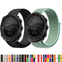 Nylon Loop Strap for NORTH EDGE APACHE-46 Smartwatch Replacment Bracelet Sport Watchband Correa for NORTH EDGE APACHE 46 Band