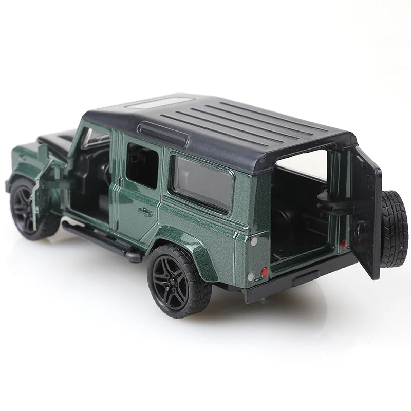 (Bagged) 1/36 Boy's Toy, Die-cast Metal, Three Openable Doors, Off-Road Style, Realistic Alloy Toy Car, Powerful Pullback.