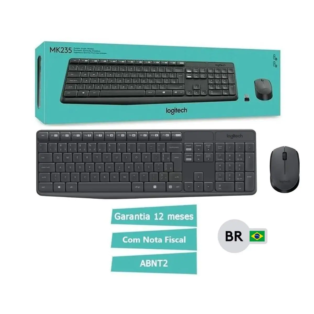 LOGITECH MK235 KEYBOARD KEYBOARD WIRELESS