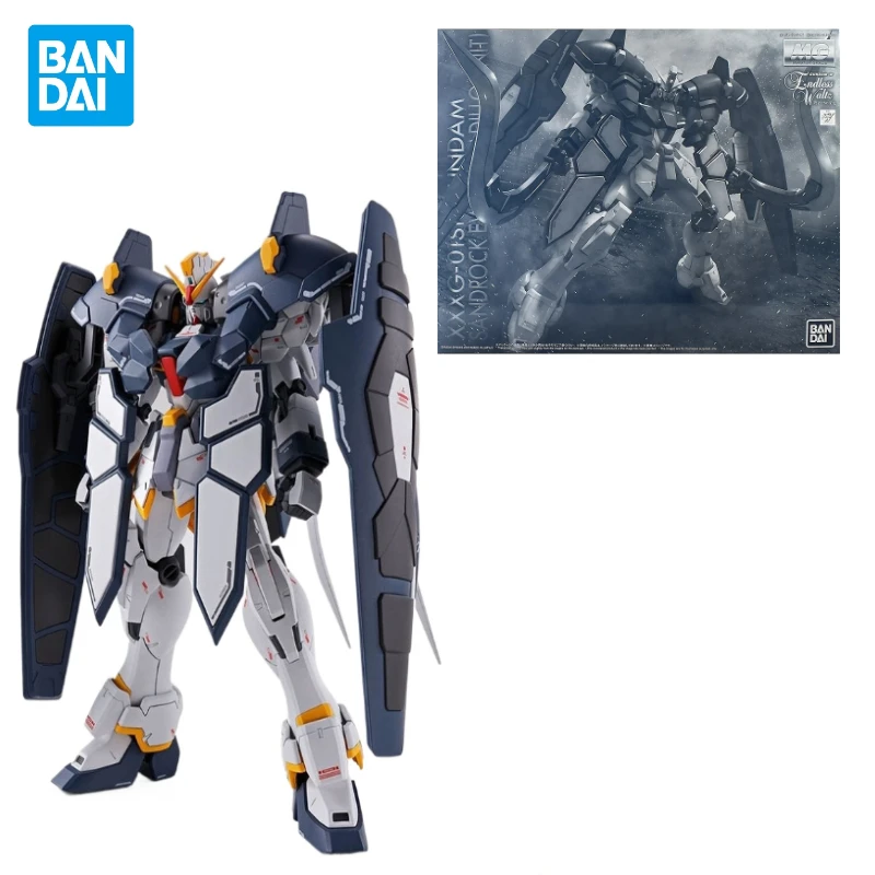 In Stock Bandai Original GUNDAM PB MG 1/100 XXXG-01SR Sandrock Assembly Anime Action Figure Model Toy Collection Ornaments Gifts