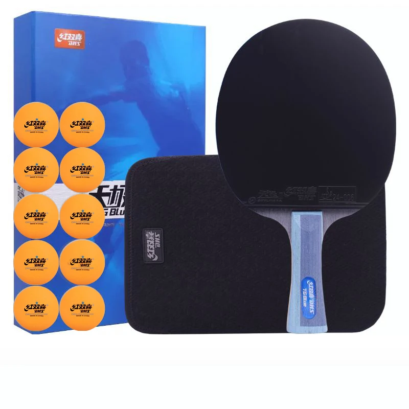 

DHS Table Tennis Racket TB2 Ping Pong Paddle Tin Arc and Skyline Tennis Racquets Sports Raquete Offensive Ping Pong Blade