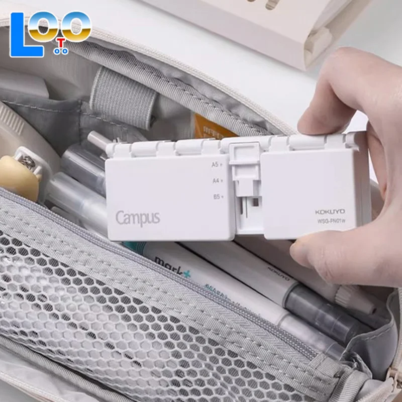 8 حفرة لكمة المحمولة حلقة الموثق دليل A5 B5 A4 فضفاضة ورقة دفتر ورق الناخس أداة مريحة خفيفة الوزن اللوازم المكتبية