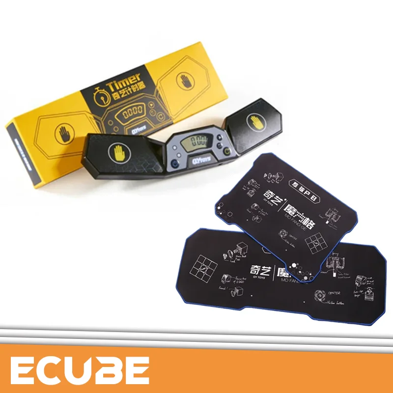 

[ECube] QiYi Timer Magic Cube Timers Mats Professtional Mofangge Speed Magico Cubo Timer for Educational Competition Speed Cup