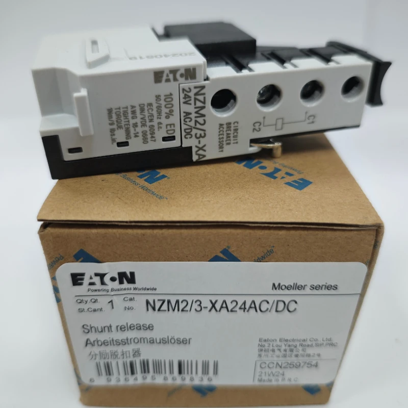 

NZM2/3-XA24AC/DC Shunt Release 24V AC/DC For NZM2 NZM3 Breakers New Original