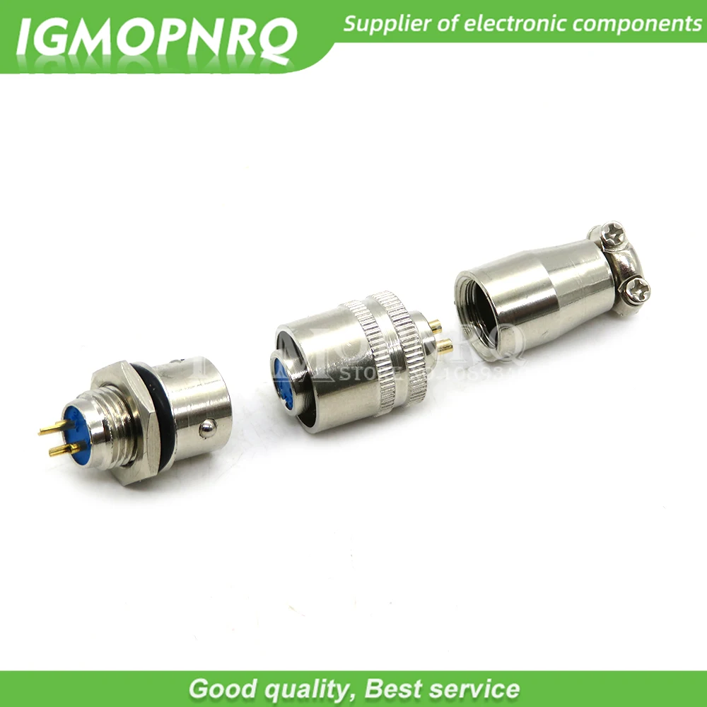 XS8 XS9 XS10 XS12 Aviation connector push-pull circular quick connector 2/3/4/5/6PIN 5P Gold plated contact Male and Female plug
