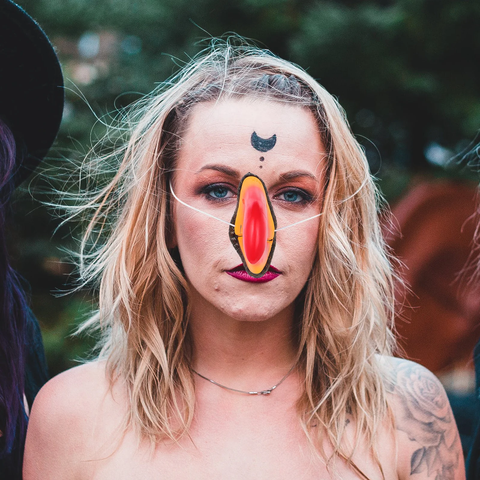 5Pcs Simulation Animal Nose Mask for Halloween Cosplay Carnival Circus Props Realistic Parrot Beak Dress Up Performance Set