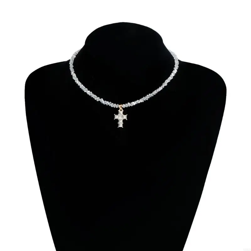 2026 New Stylish Crucifix Pendant Neckchain Religious Charm Necklace Alloy Neck Chain Comfortable Wear For Daily Occasion