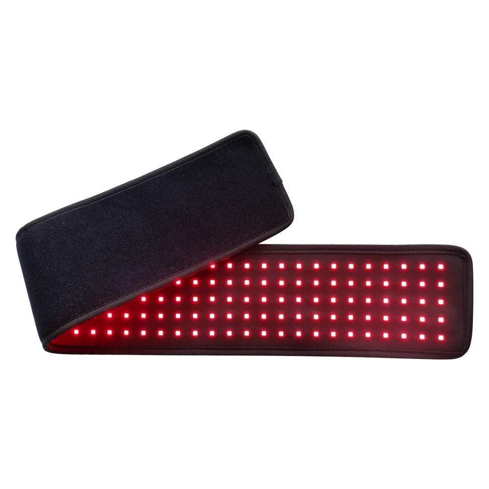 

New 200W Belt for Pain Relief Therapy Wearable Wrap Led Infrared Waist Back Pain Relief 660 850nm Flexible Pad Red Light