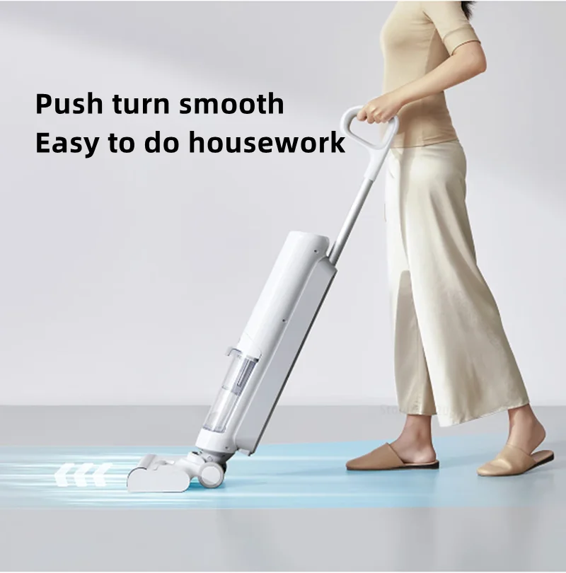 XIAOMI MIJIA High Temperature Scrubber Wireless Wet Dry Vacuum Cleaner Handheld Smart Washing Mopping Floor Washer Self Cleaning