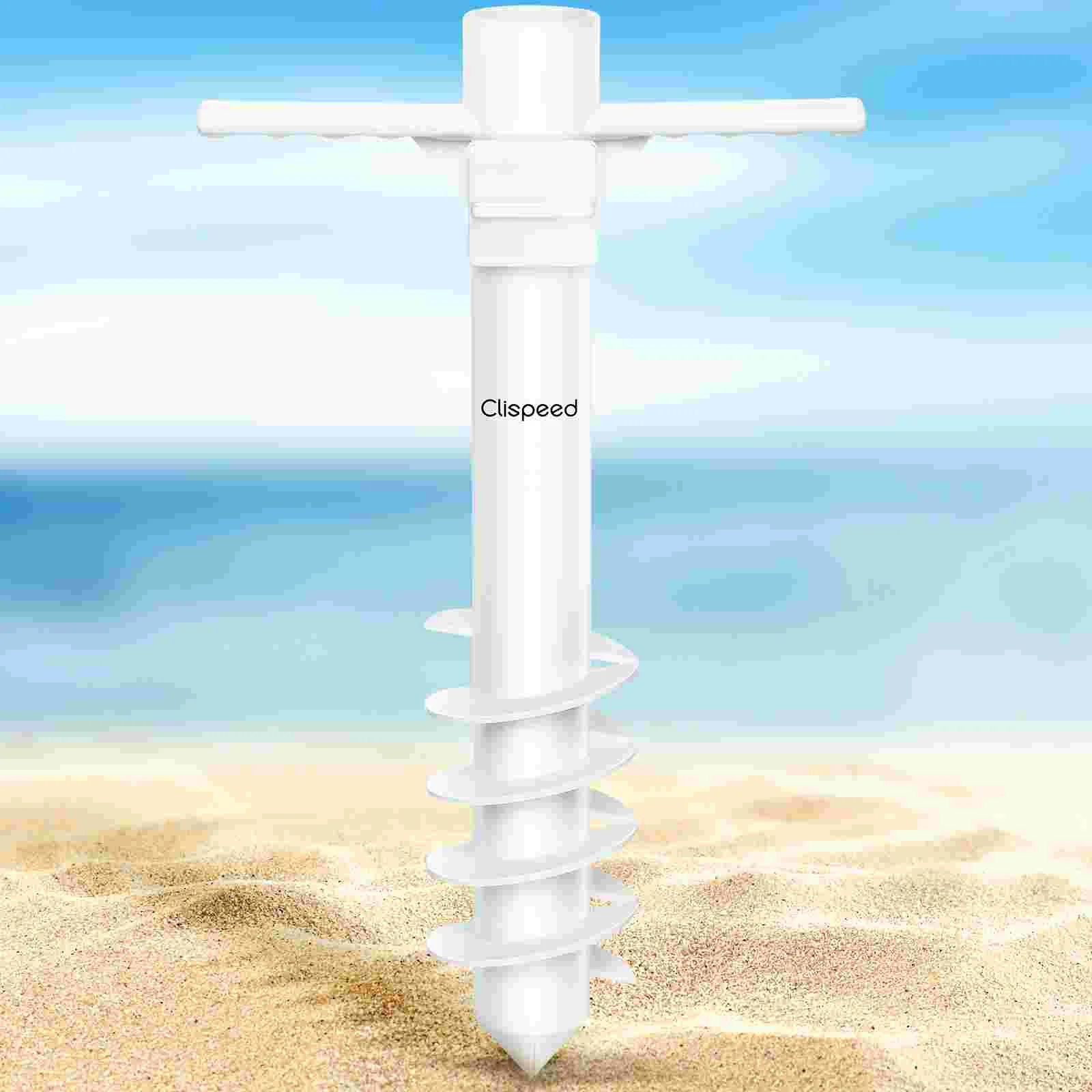 Beach Umbrella Sand Anchor Ground Plug Heavy Duty Accessories Vacation Must Haves Umbrellas terrace bases