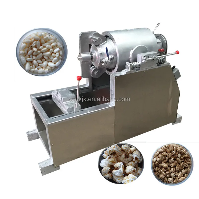 Hot Sale Extruder Corn Puff Puffing Machine Corn Rice Puffer Machine Airflow Puffed Machine