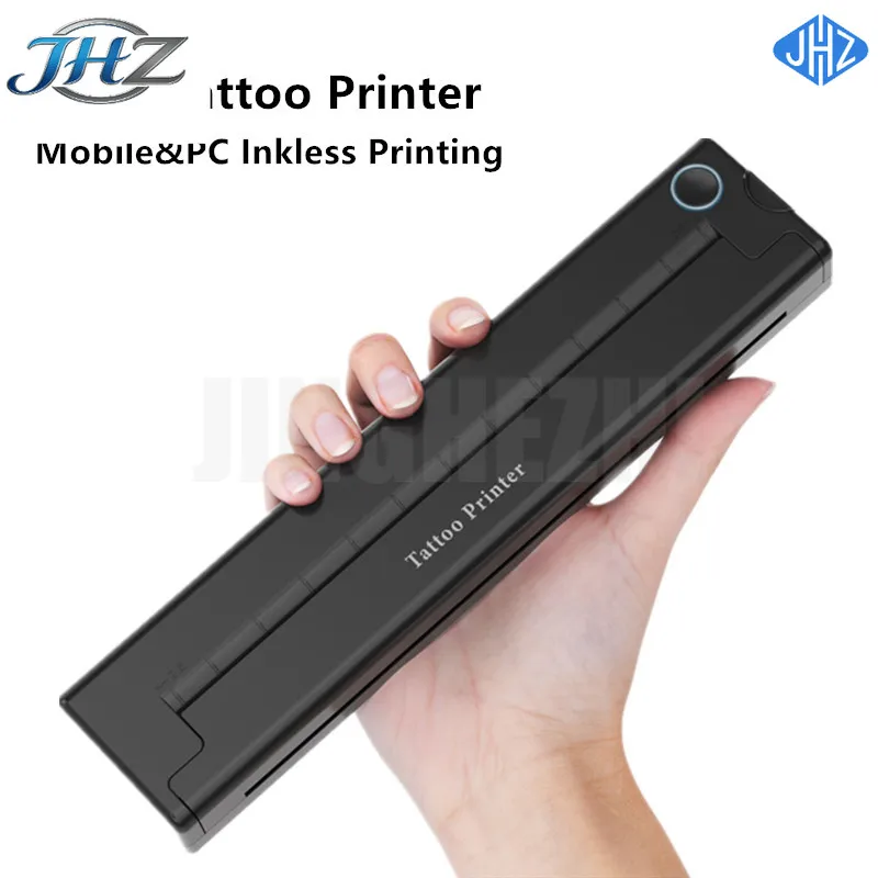 

Портативный беспроводной термопринтер JHZ A4 для тату-трафаретов, совместимый с телефонами и планшетами