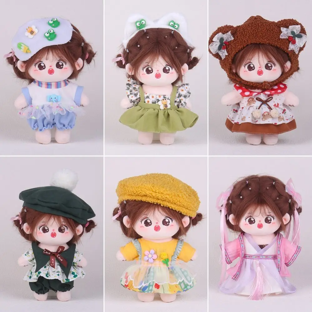 20cm Cotton Doll Lolita Clothes Lolita Cotton Doll Plush Doll Clothes 20 Cm Princess Skirt Cute 20cm Cotton Doll Clothes Set