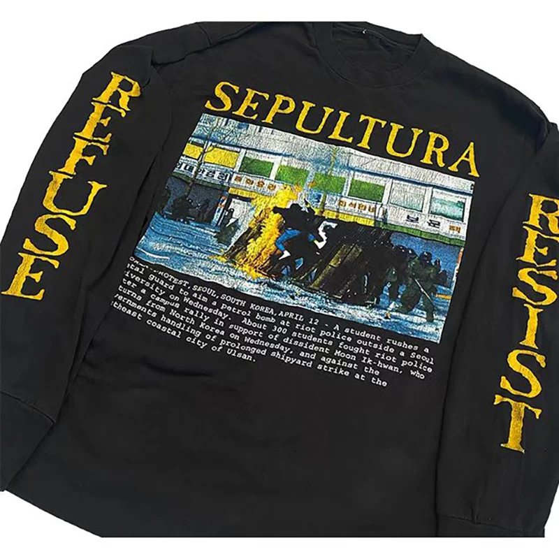 

Gothic Harajuku Hip-hop Letter Cartoon Print Oversized Round Neck T-shirt Men Y2K Casual Trendy Vintage Loose Cotton Top Women