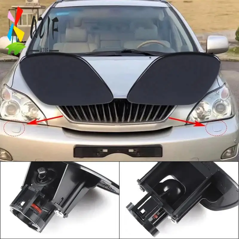 

A21F-Car Headlight Washer Nozzle Cover Headlight Cleaning Cap For Lexus RX330 RX350 85382-48010 85381-48040