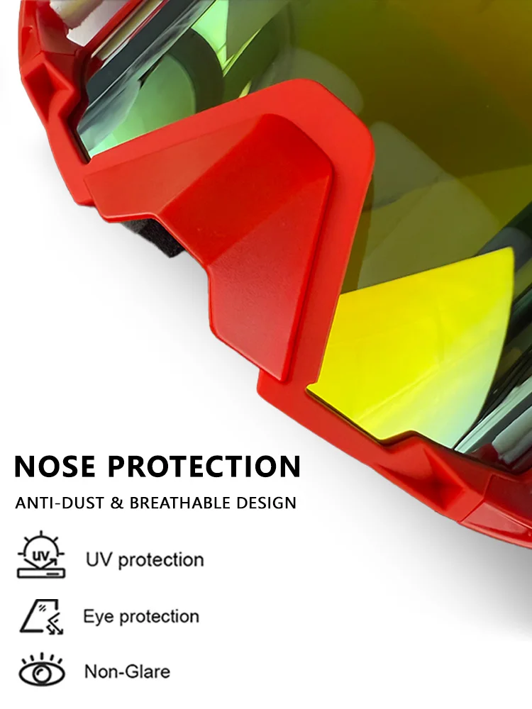 AliExpress NONE High Quality Motorcycle Goggles Motocross Racing Glasses Motorcycle Glasses Motocross Goggles Glasses Cycling Mtb Goggles Lens