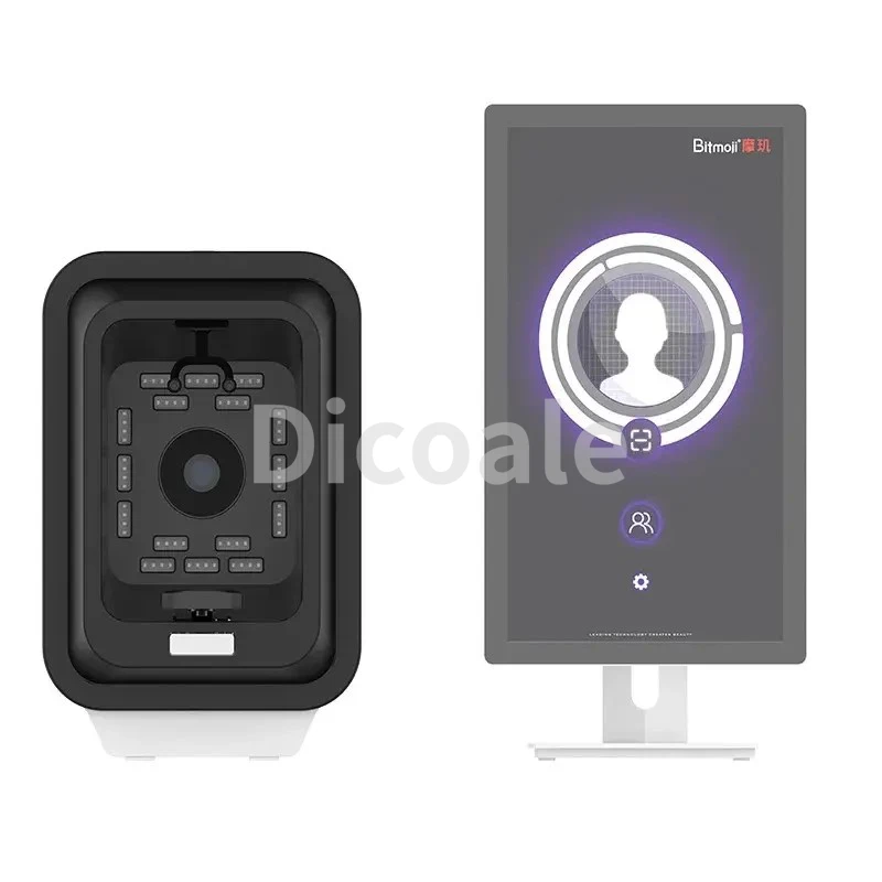 2023 die neueste ai Haut analysator Maschine Feuchtigkeit erkennung 3D Gesichtshaut analyze Gesichts scanner Schönheits salon verwendet Haut analysator