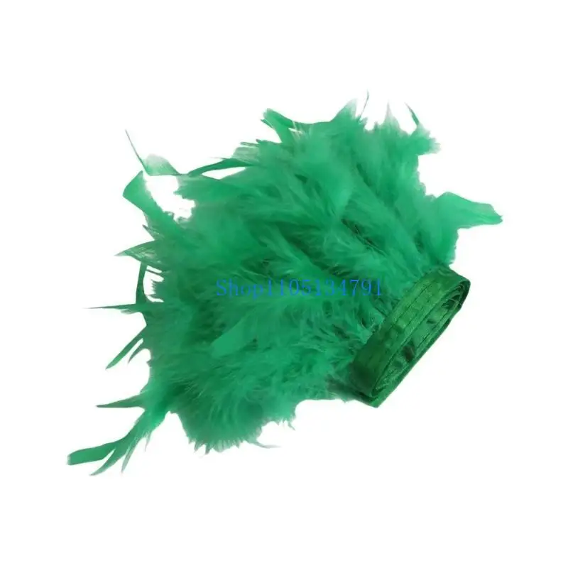 98km Colorful Feathered Party Wristband Arm Sleeves for Dance Event Stage Accessory