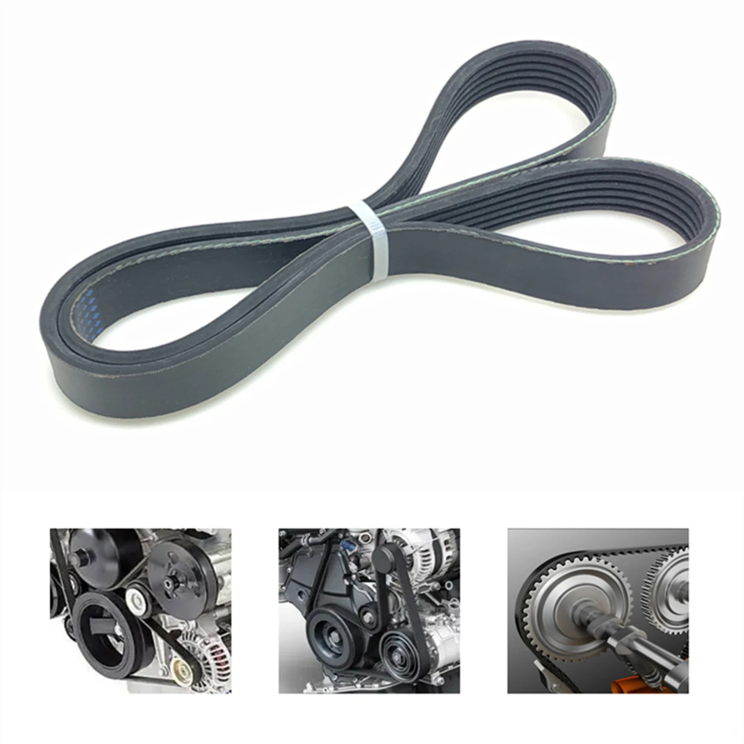 6PK905 Engine Air Conditioner Belt V-Ribbed Belts Drive For PEUGEOT 207 308 CC 508 SW PARTNER 3008 5008 RCZ RENAULT RAPID CLIO