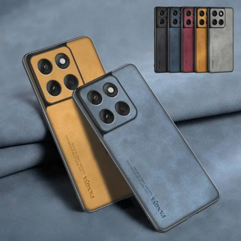 Capa de Couro de Cordeiro Fosco para Motorola Edge 70 X70 Air, Capa Traseira com Borda Macia para Moto Edge 70 Fusion 60 Stylus 60s