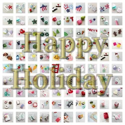 100pc Christmas Halloween Easter Holiday gift collection Autumn Spring Cutting Dies for DIY Card Scrapbook Die Festive Season