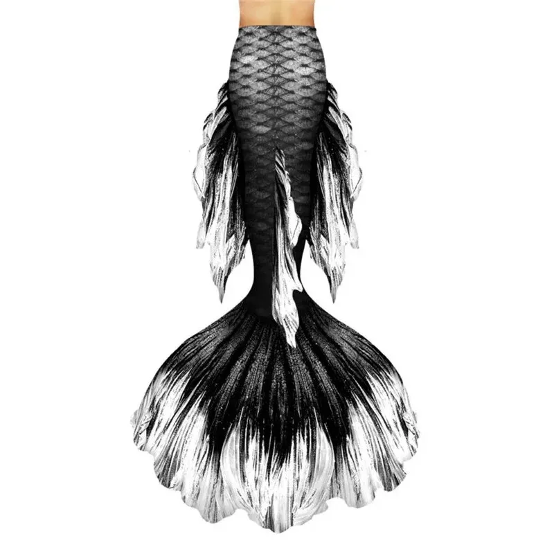 

Customized Adult Women Mermaid Tail with Monofin Cosplay Costume kids Girl Women Swimmable Swimwear Beach Swimming Cosplay Party
