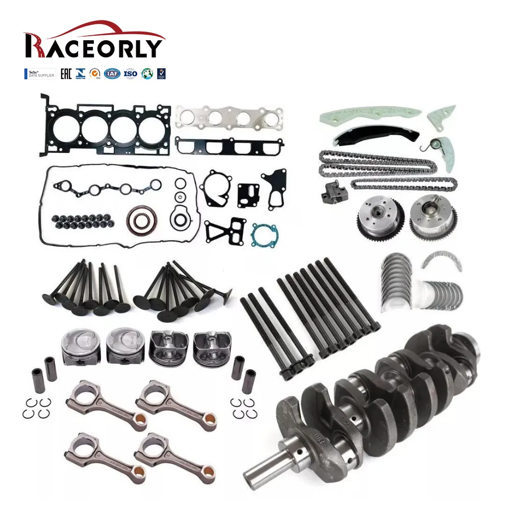 

RACEORLY Engine Crankshaft Rod Piston Gasket Timing Kit For Hyundai KIA 2.0T G4KF