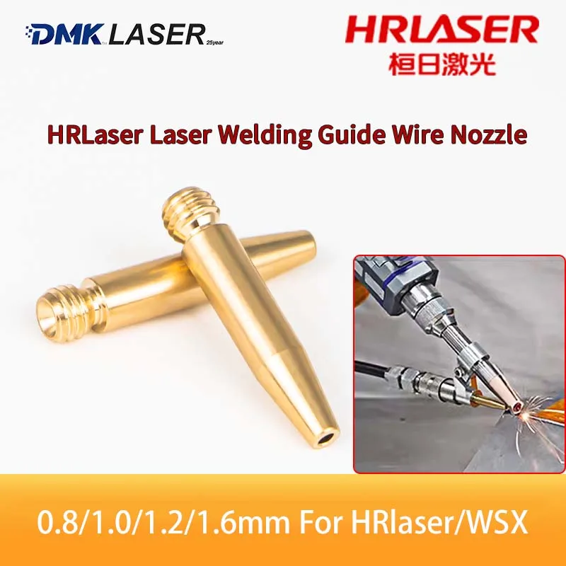 HRLaser Laser Welding Nozzle Wire Feeder Accessories Guide Wire Tip M6 H31.5 For WSX HUANRI Laser Weld Gun A1 A2 A3 Welding Head