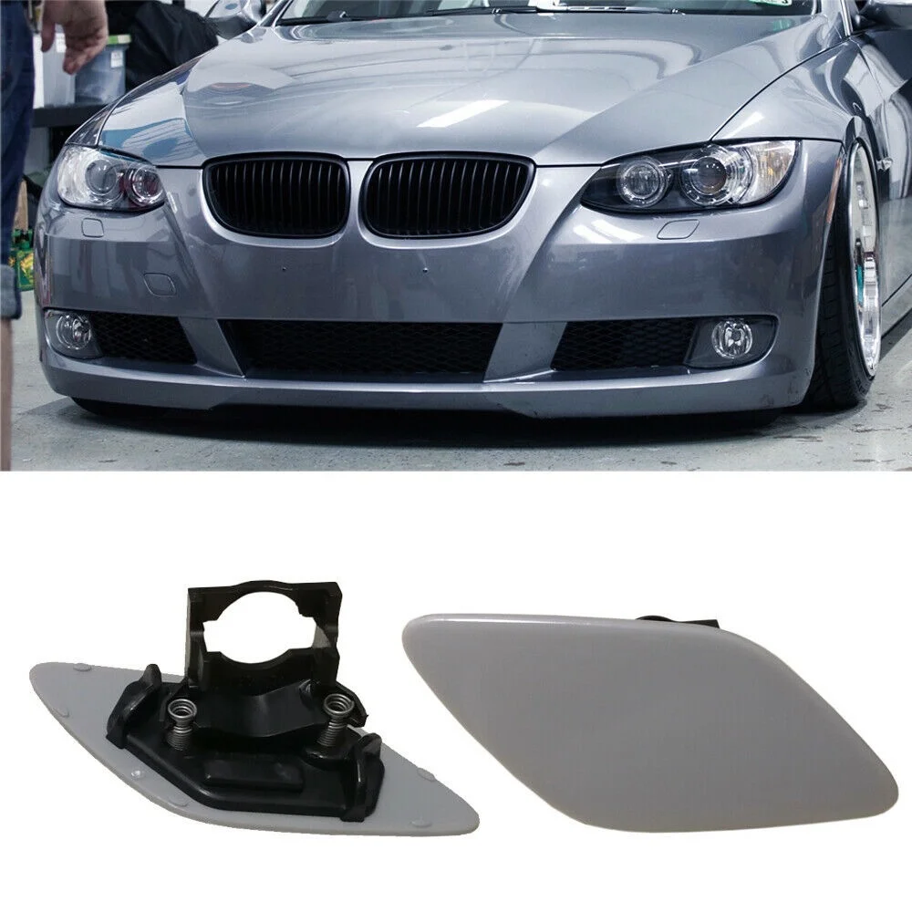 

For BMW 3Series E92 E93 06-09 Coupe Headlight Washer Cover Cap Flap Bumper Trim