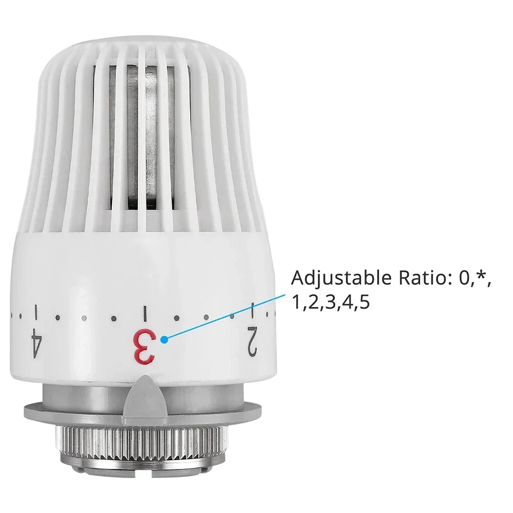 2pcs Radiator Thermostatic Head Heater Control Thermostat Tools Valve Heads For Temperature Control Heating Tool Accessories