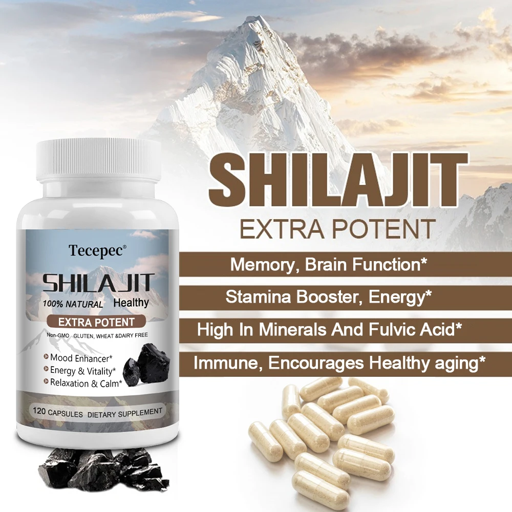 Kapsul Shilajit & Ginseng, Sup - Herbal Wellness Water ulasan dan harga