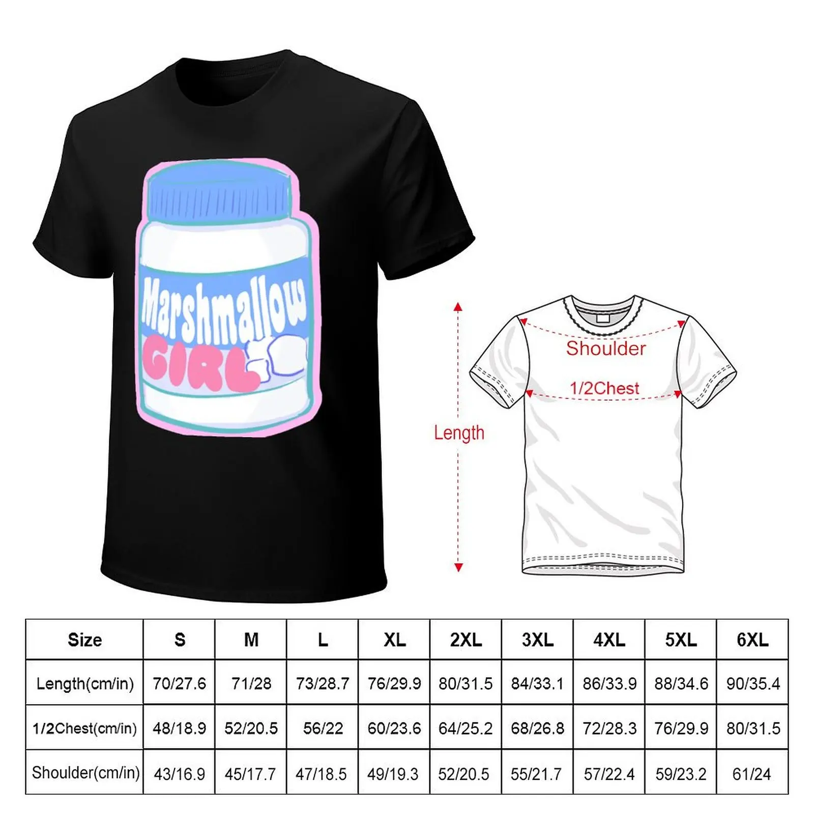 Marshmallow Girl - Creme ver. T-Shirt Athletic Quick Dry T-Shirt for Men
