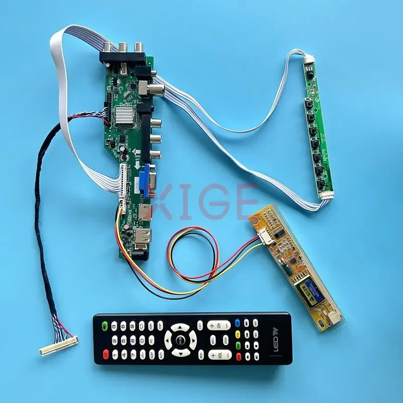 

For LTN141XA-L01 LTN141XB-L02 Controller Card 1024*768 IR+AV+USB+HDMI+VGA DVB Digital Signal LCD Matrix 1CCFL 30Pin LVDS Kit DIY