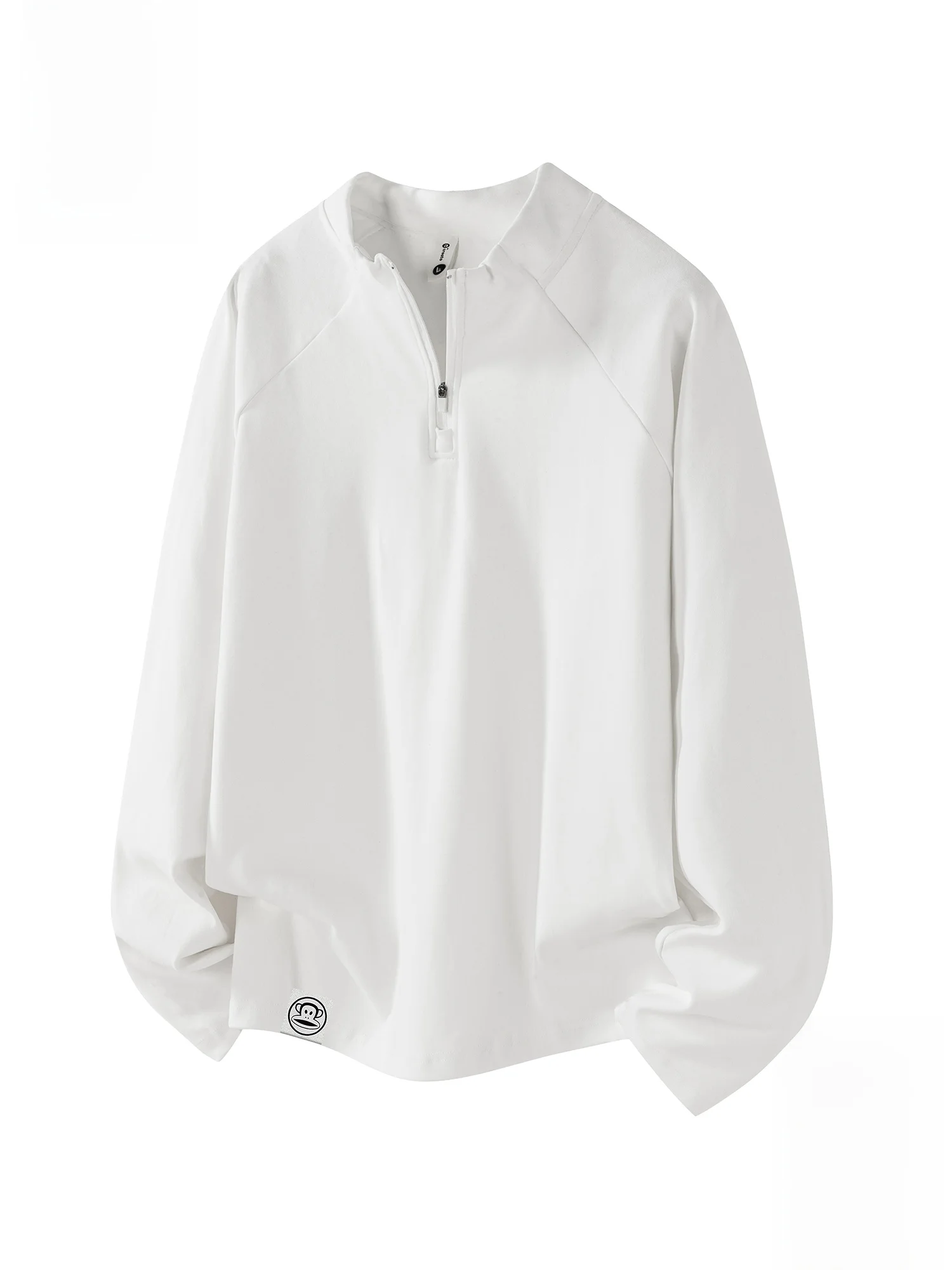 

PaulFrank Long Sve Zipper T-irt Men's Loose Casual Sportswear Comfortable Cotton Polyester Spring Autumn Seasonal Wear