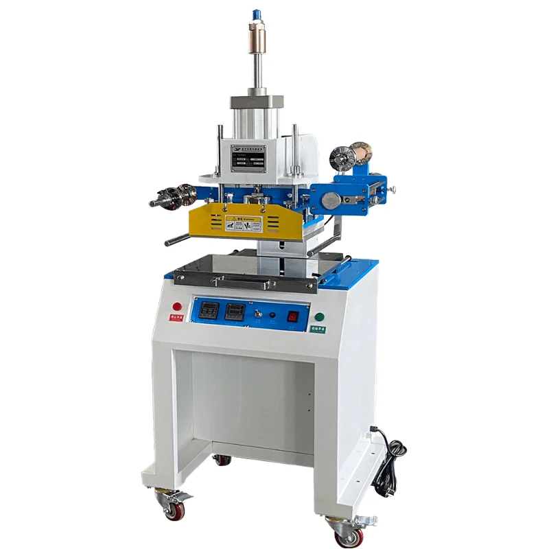 Electric 618-D Gilding Pressing Embossing Stamping Machine Pneumatic Bronzing Hot Foil Press for Wood Automatic Pneumatic Driven