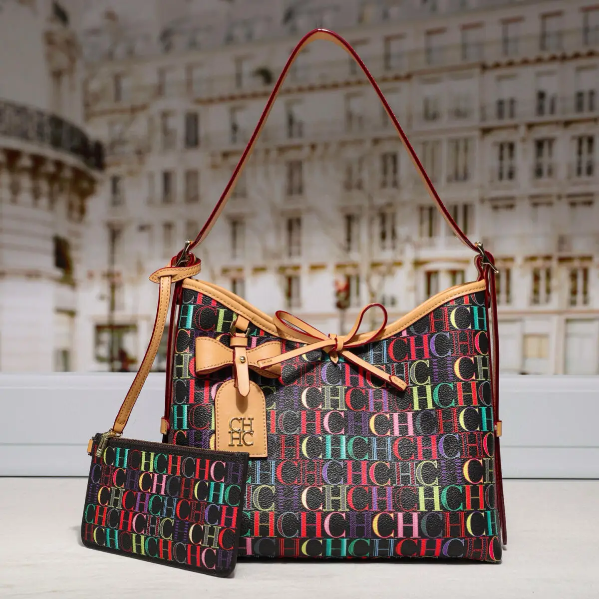 حقيبة يد نسائية كلاسيكية رائعة وعالية الجودة مطبوعة بحروف كبيرة عصرية خفيفة فاخرة ذات سعة كبيرة حقيبة يد نسائية #3