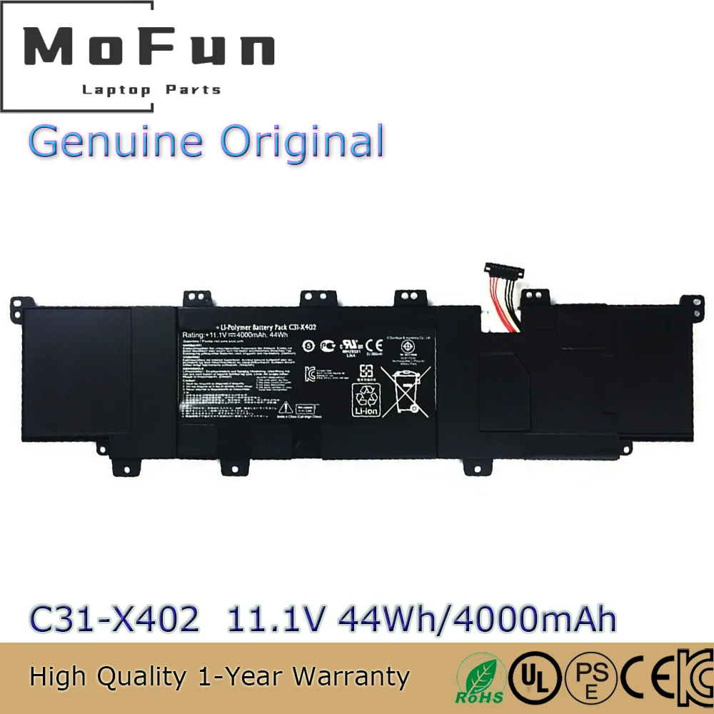 New Original C31-X402 Battery for ASUS VivoBook S300 S400 S300CA S400C C31-X402