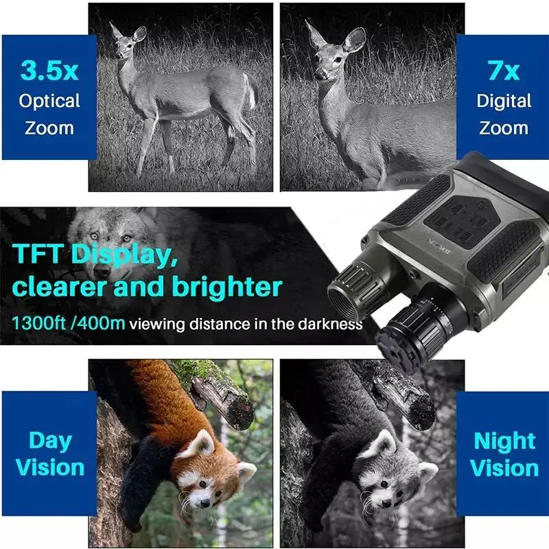Vesta NV400B جديد HD طويل المدى نظارات للرؤية الليلية مناظير للرؤية الليلية تلسكوب رقمي الأشعة تحت الحمراء للرؤية الليلية