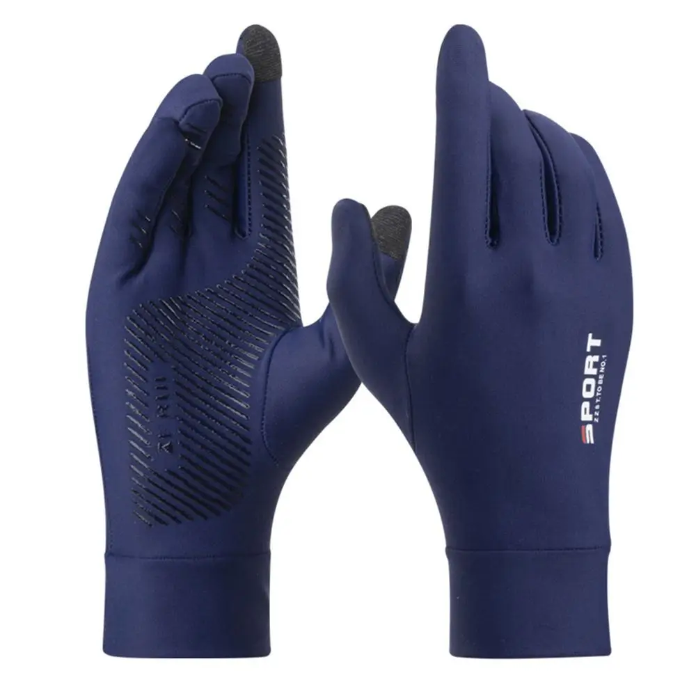 Guantes de protección solar con protección UV, guantes de protección solar elásticos transpirables, finos, antideslizantes, para ciclismo y conducción, pesca