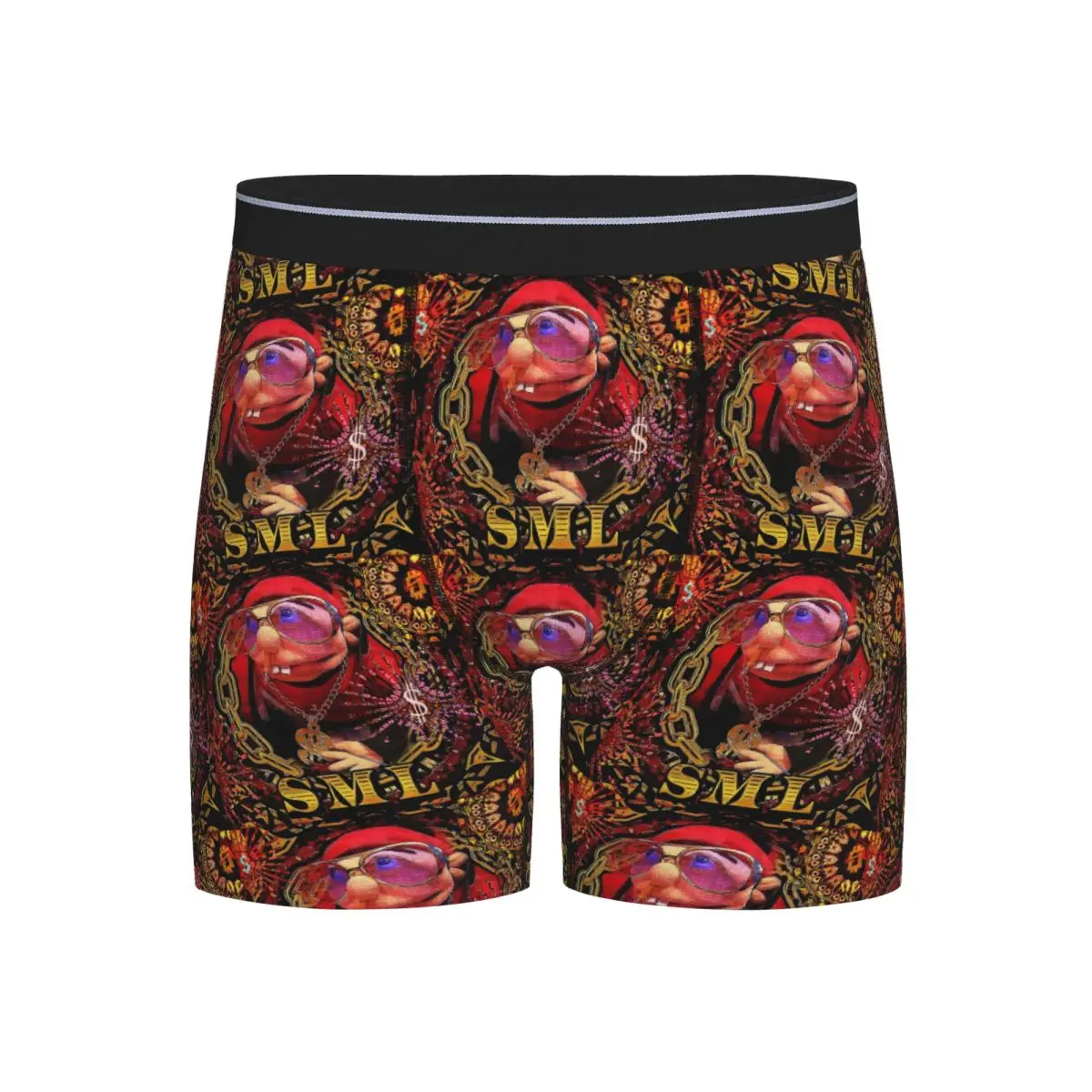 

Long Boxer Underpants Shorts Sml Jeffy Rapper V3 Panties Men's Ventilate Underwear for Homme Man Boyfriend Gifts