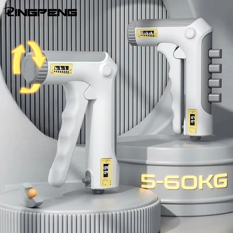 5-60KG Griffkrafttrainer Professionelles Handkrafttraining Einstellbarer Mechanischer Zähler für Armmuskeltraining