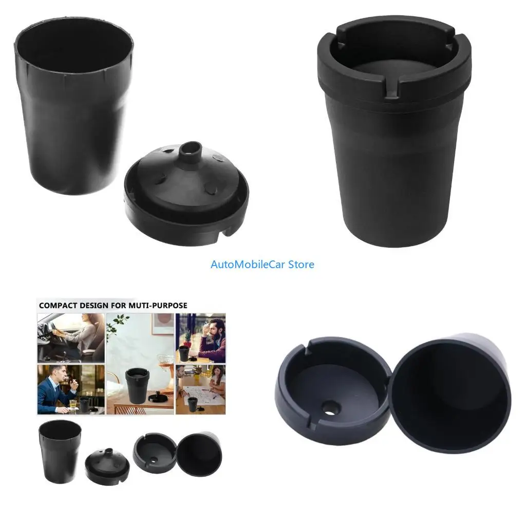 

G8TE Smokeless Ashtray for Cigarettes Smokeless Indoor or Outdoor Ashtray Plastic Ashtray for Car Home Offices