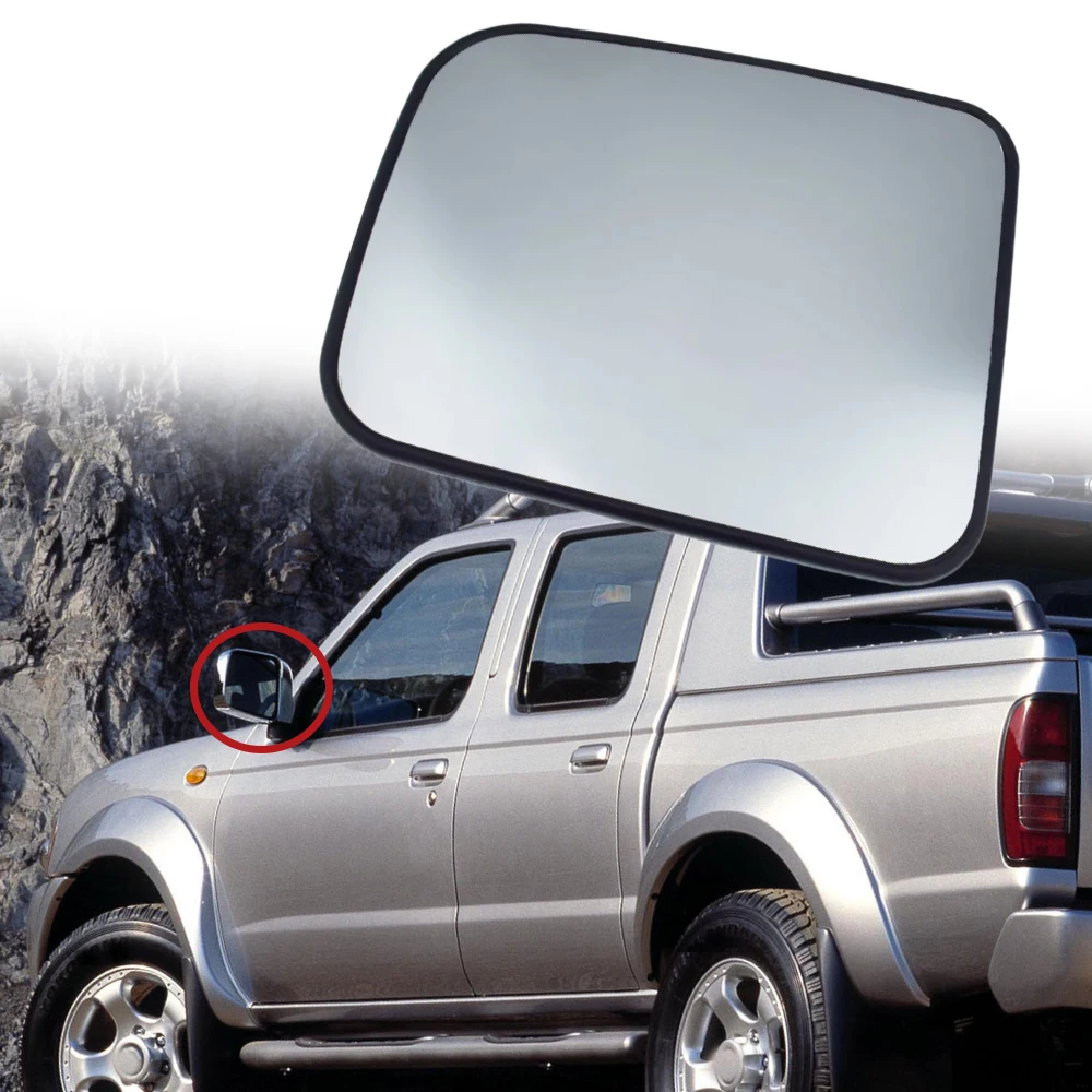 96366VB301 96365VB301 963653S305 Car Mirror Glass with Heating for Nissan Navara D22 1997-2015