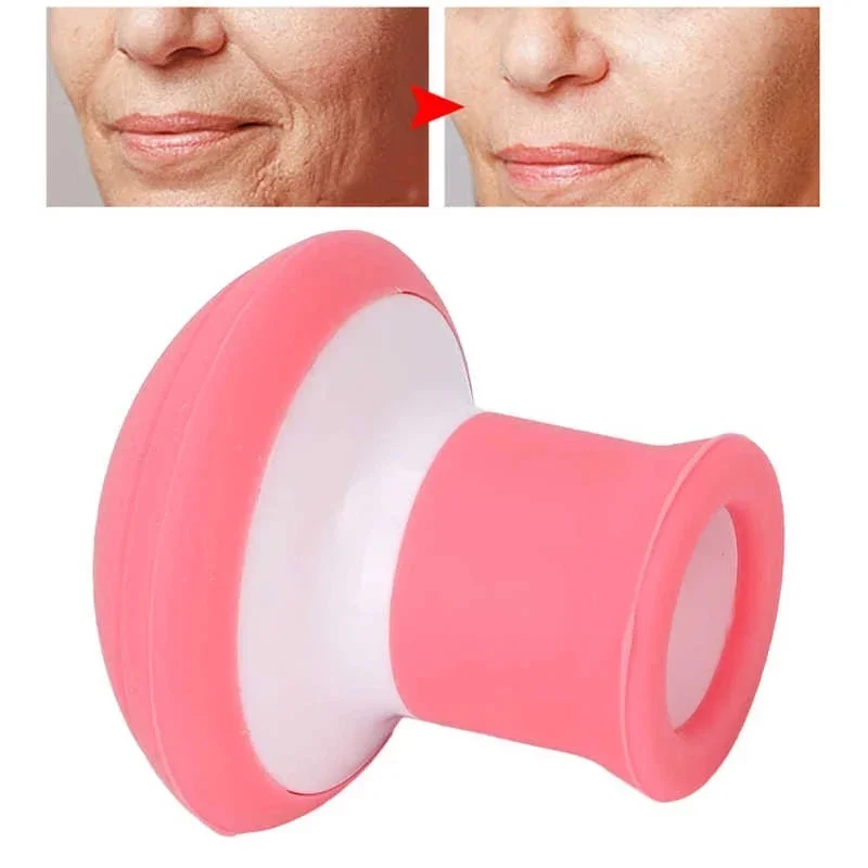 Silicone Slimming Face Lifter Double V Face Lifter Thin Wrinkle Removal Blow Breath Exerciser Masseter Muscle Line Tools