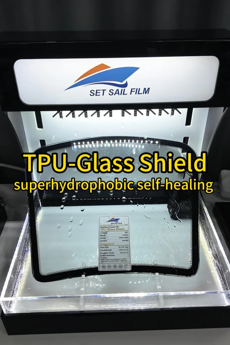 High Definition Windscreen Protection Film 6mil Clear TPU Windshield Protection Car Safety Film Automotive Glass Armor